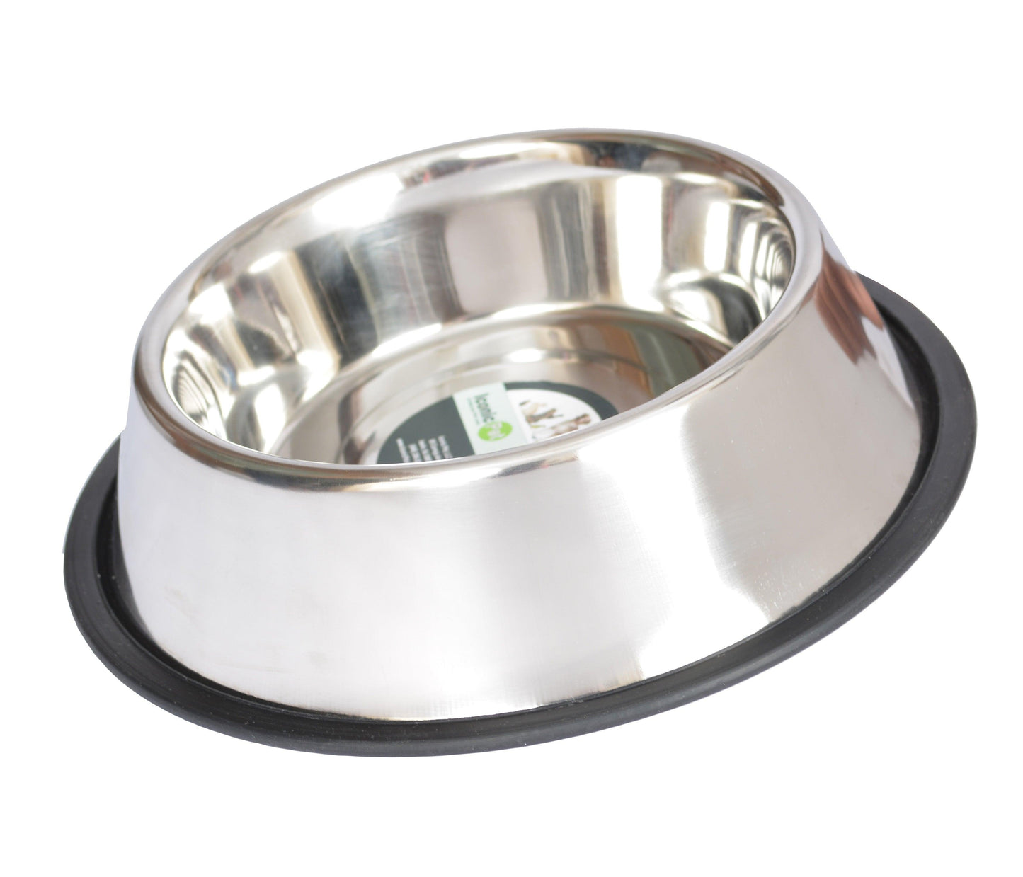 Stainless Steel Non-Skid Pet Bowl for Dog or Cat - Iconic Pet, LLC