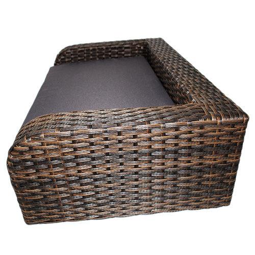 Rattan Pet Sofa - Iconic Pet, LLC