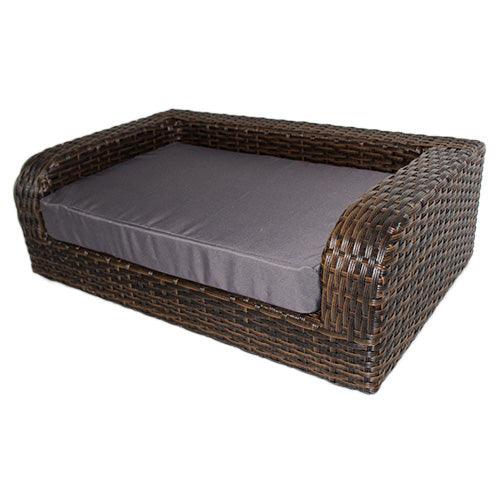 Rattan Pet Sofa - Iconic Pet, LLC