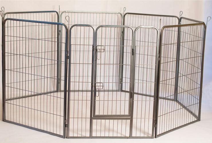 Heavy Duty Metal Tube pen Pet Exercise and Training Playpen - Iconic Pet, LLC