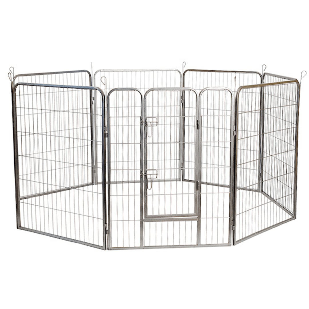 Heavy Duty Metal Tube pen Pet Exercise and Training Playpen - Iconic Pet, LLC