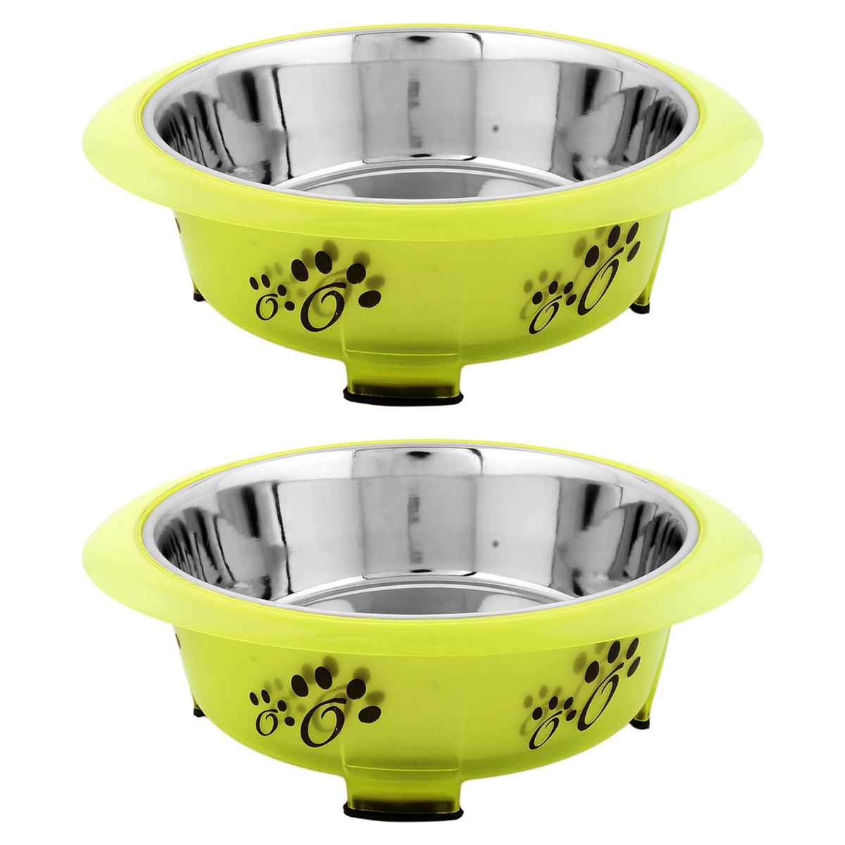 2 Pack Color Splash - Designer Oval Fusion Bowl - Small - 15 Oz - 2 Cups