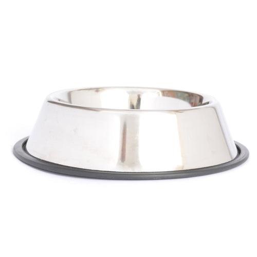 Stainless Steel Non-Skid Pet Bowl for Dog or Cat