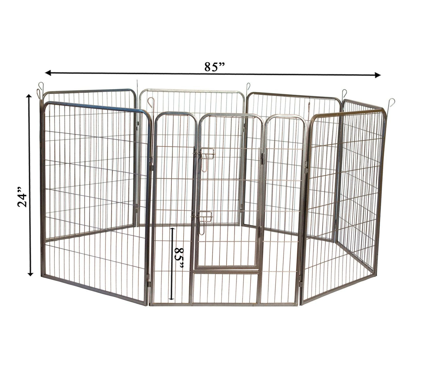 Heavy Duty Metal Tube pen Pet Exercise and Training Playpen - Iconic Pet, LLC