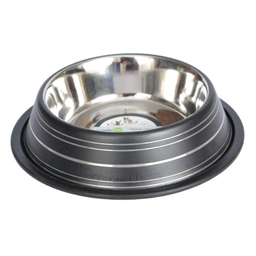 Color Splash Stripe Non-Skid Pet Bowl