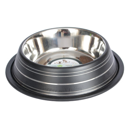 Color Splash Stripe Non-Skid Pet Bowl
