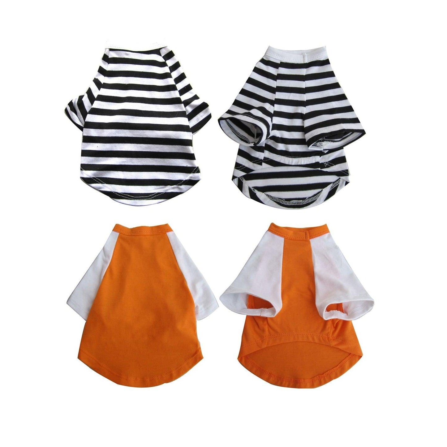 2 Pack Pretty Pet Apparel with Sleeves - XX-Small