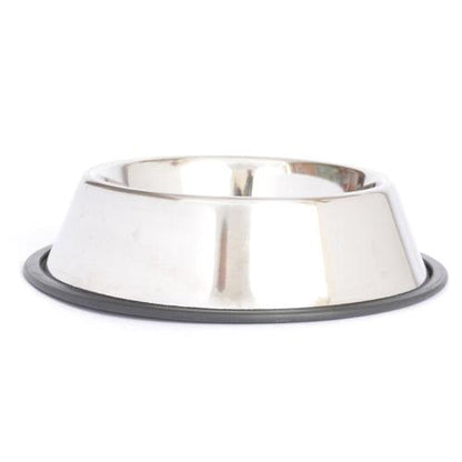 Stainless Steel Non-Skid Pet Bowl for Dog or Cat
